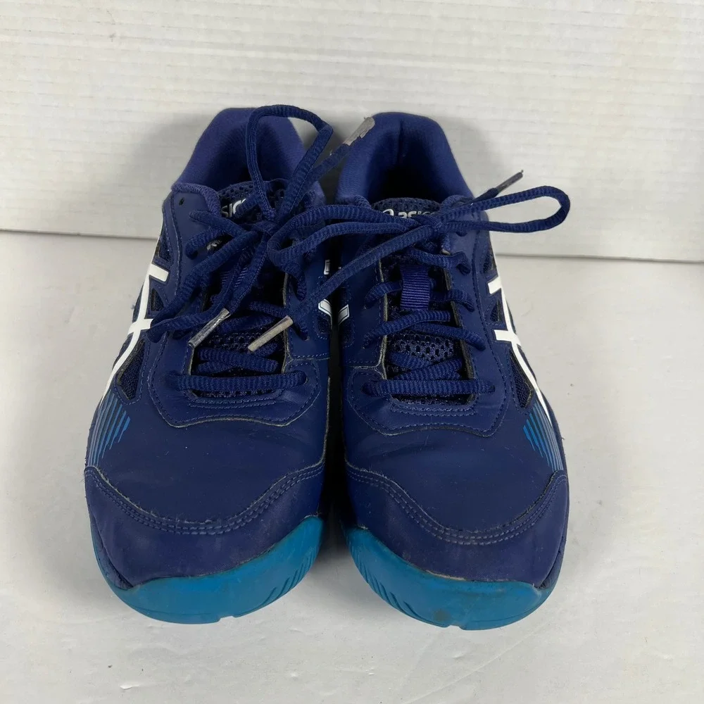 Asics Gel-Game 8 Womens Tennis Shoes Navy Blue‎ White 1044A025 Size 5.5 - Picture 3 of 7